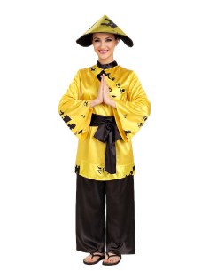 Fato de China Tamanho M - de alta qualidade, ideal para carnaval, festas temáticas e eventos especiais.